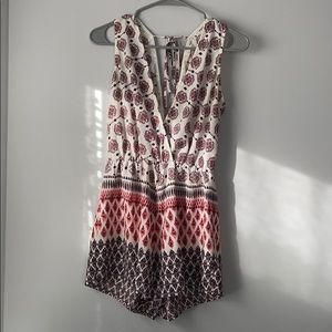 Urban Outfitters Printed Romper (Brand: ILLA ILLA)